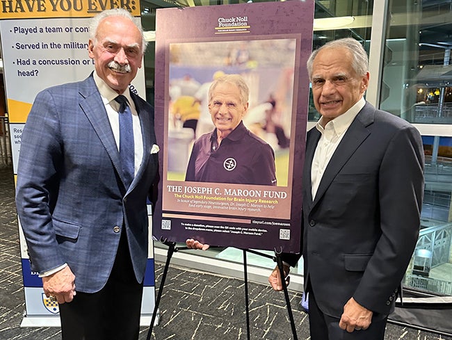 Rocky Bleier and Joseph Maroon